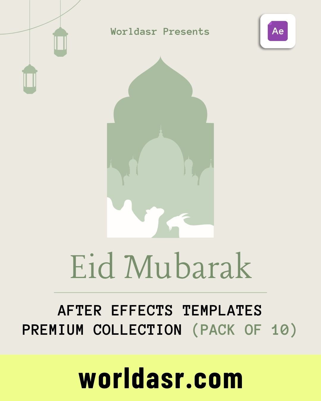Eid Mubarak -After Effects Templates