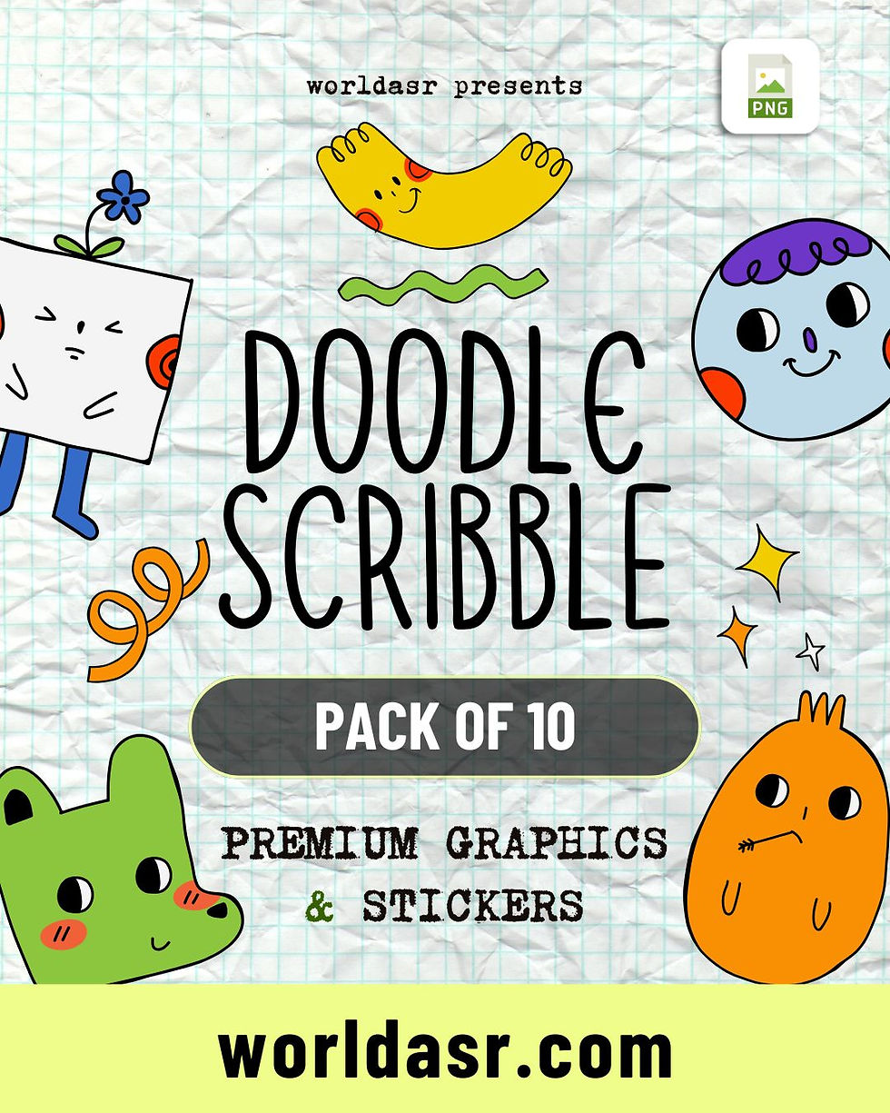 Doodle Scribble - Graphics & Stickers