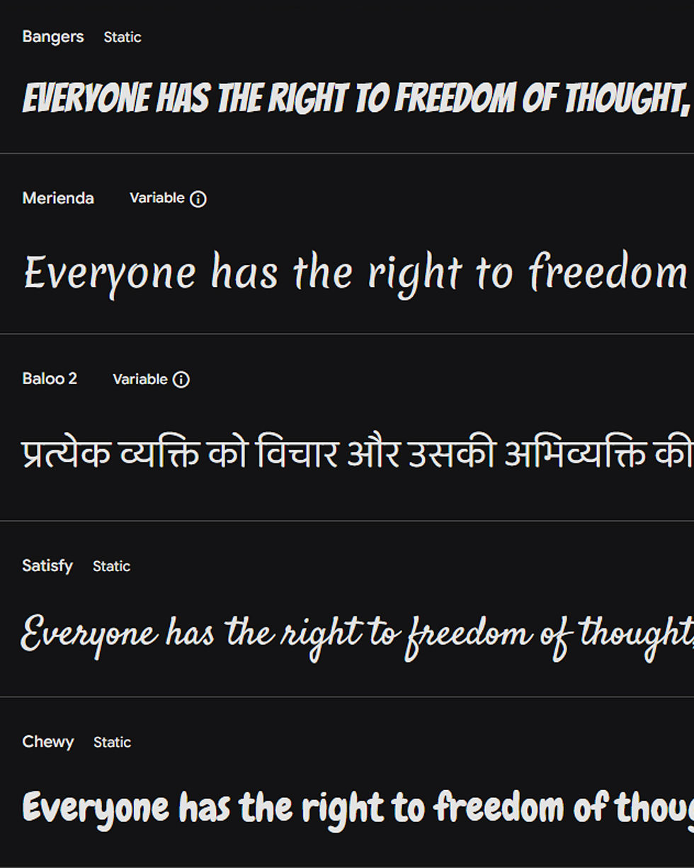 Friendship Day - Fonts