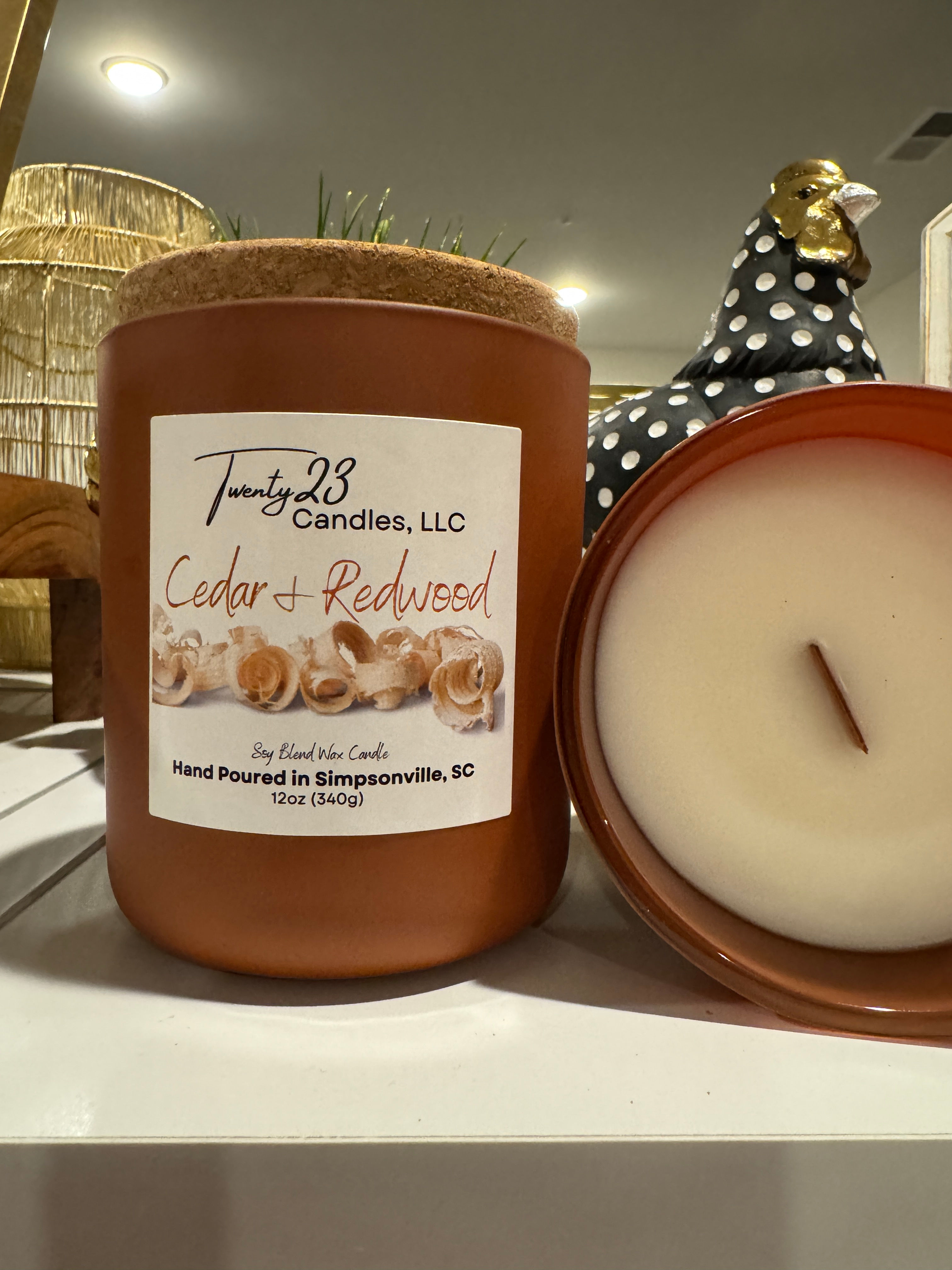 Cedar & Redwood Candle (12 oz)