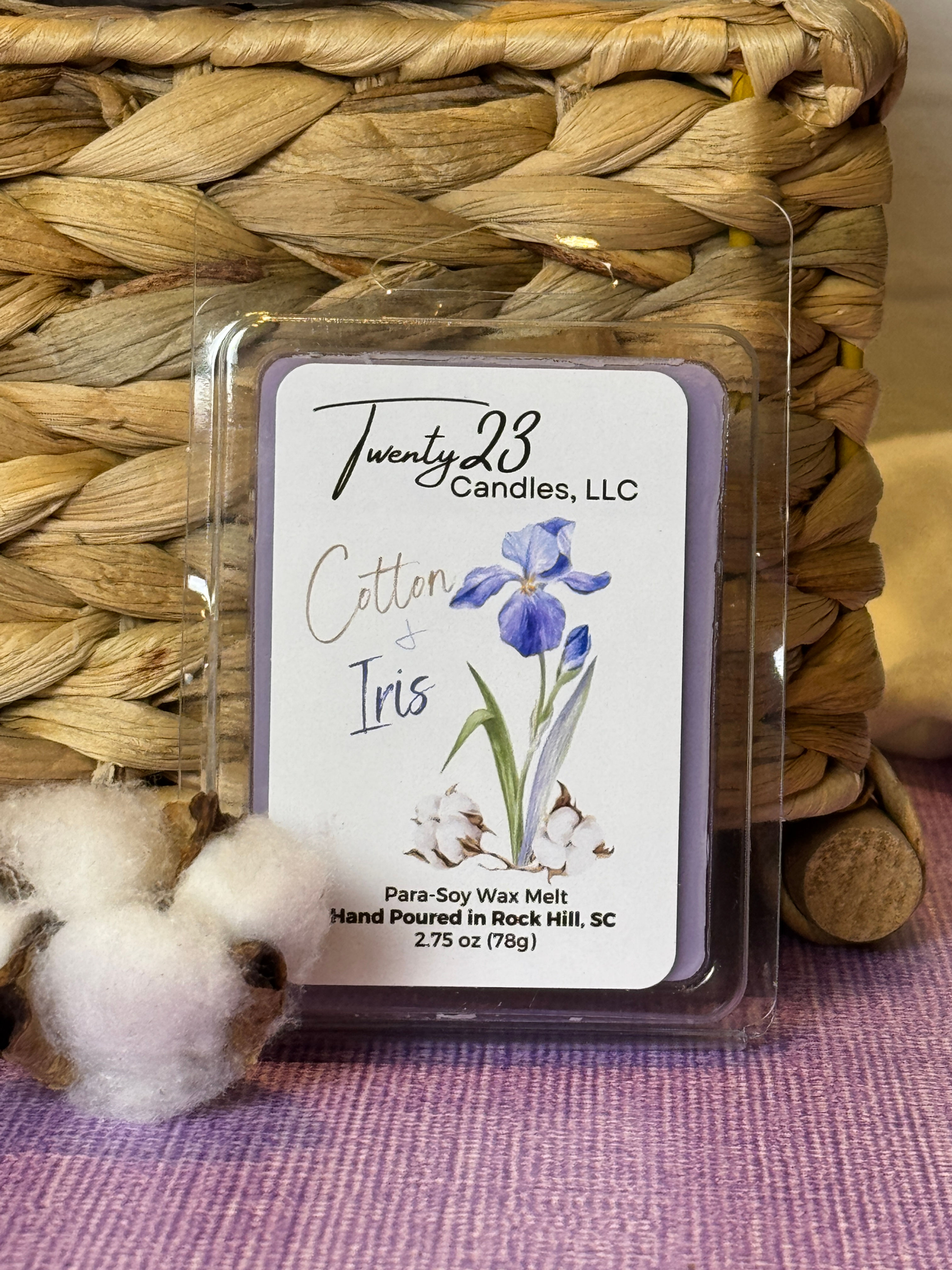 Cotton & Iris Wax Melt (2.75 oz)