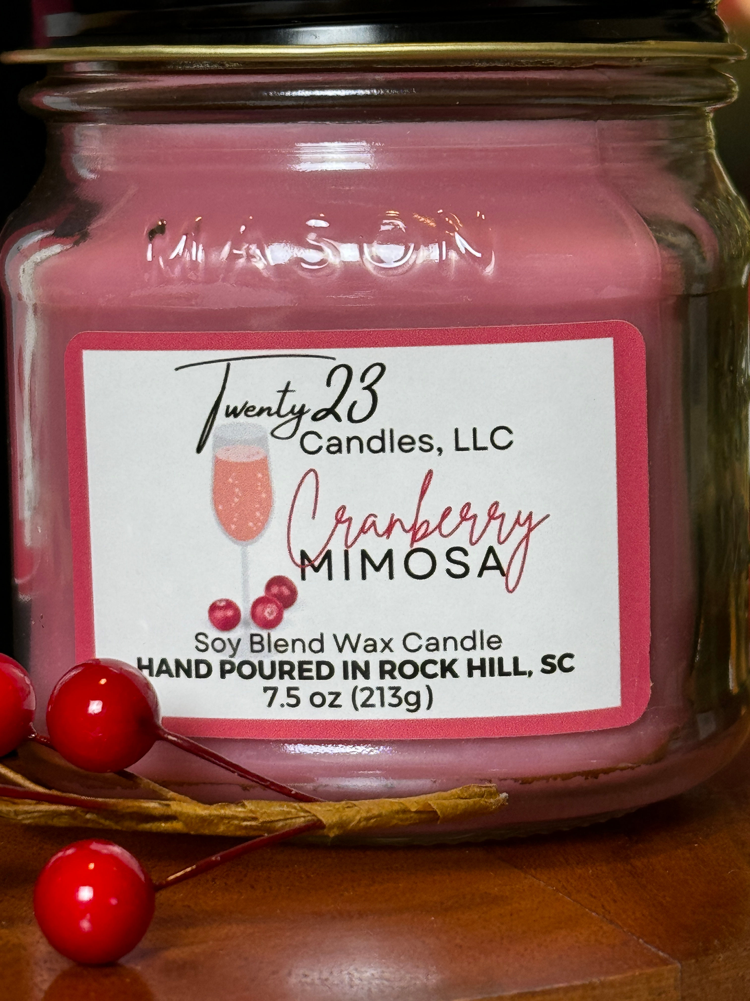 Cranberry Mimosa Candle (7.5 oz)