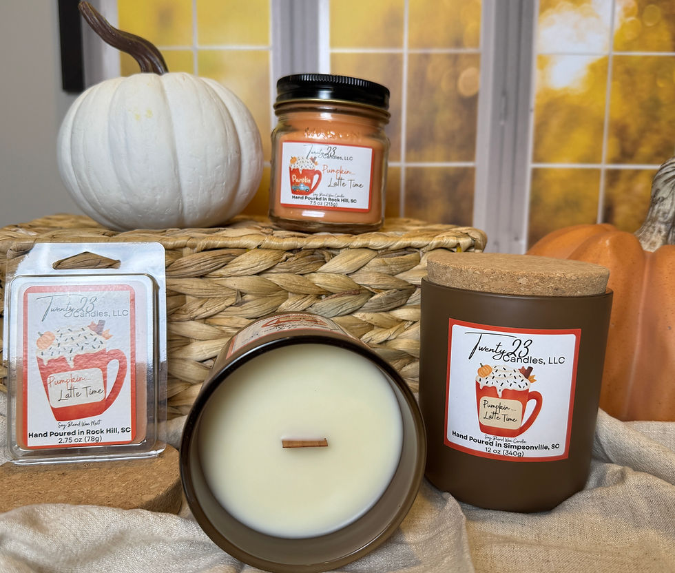 Thumbnail: Pumpkin Latte Time Candle (12 oz - Wood Wick)