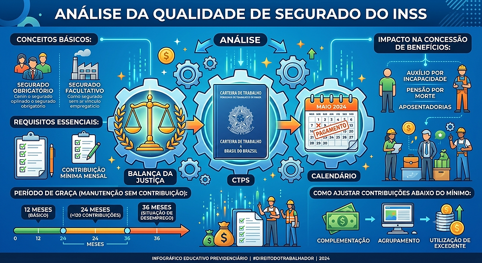 Contribuição Abaixo do Salário Mínimo e a Qualidade de Segurado do INSS: O Novo Tema de Repercussão Geral do STF (RE 1.544.748/DF)