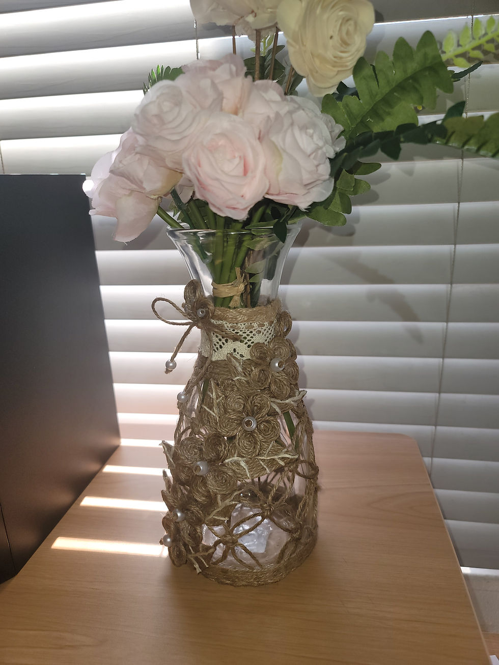 Thumbnail: Carafe with Jute Flowers