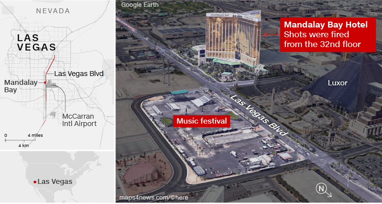 10/1 Las Vegas Shooting Diagram