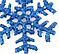 Blue Glitter Snowflake 