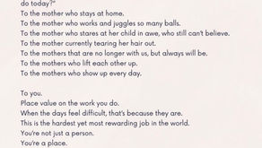 Happy Mother's Day (for yesterday & today) and every day xx