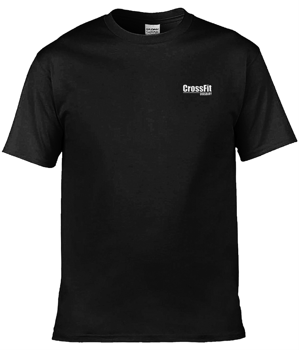 Crossfit Didsbury Left Chest White Logo T-Shirt