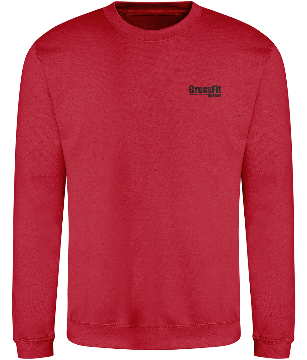 Thumbnail: Crossfit Didsbury Long Back Black Logo Sweatshirt