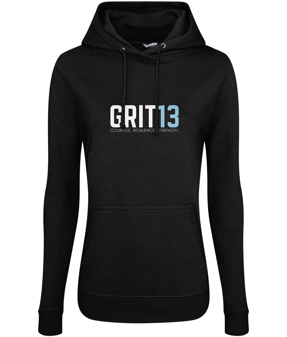 Women's White Logo Hoodie