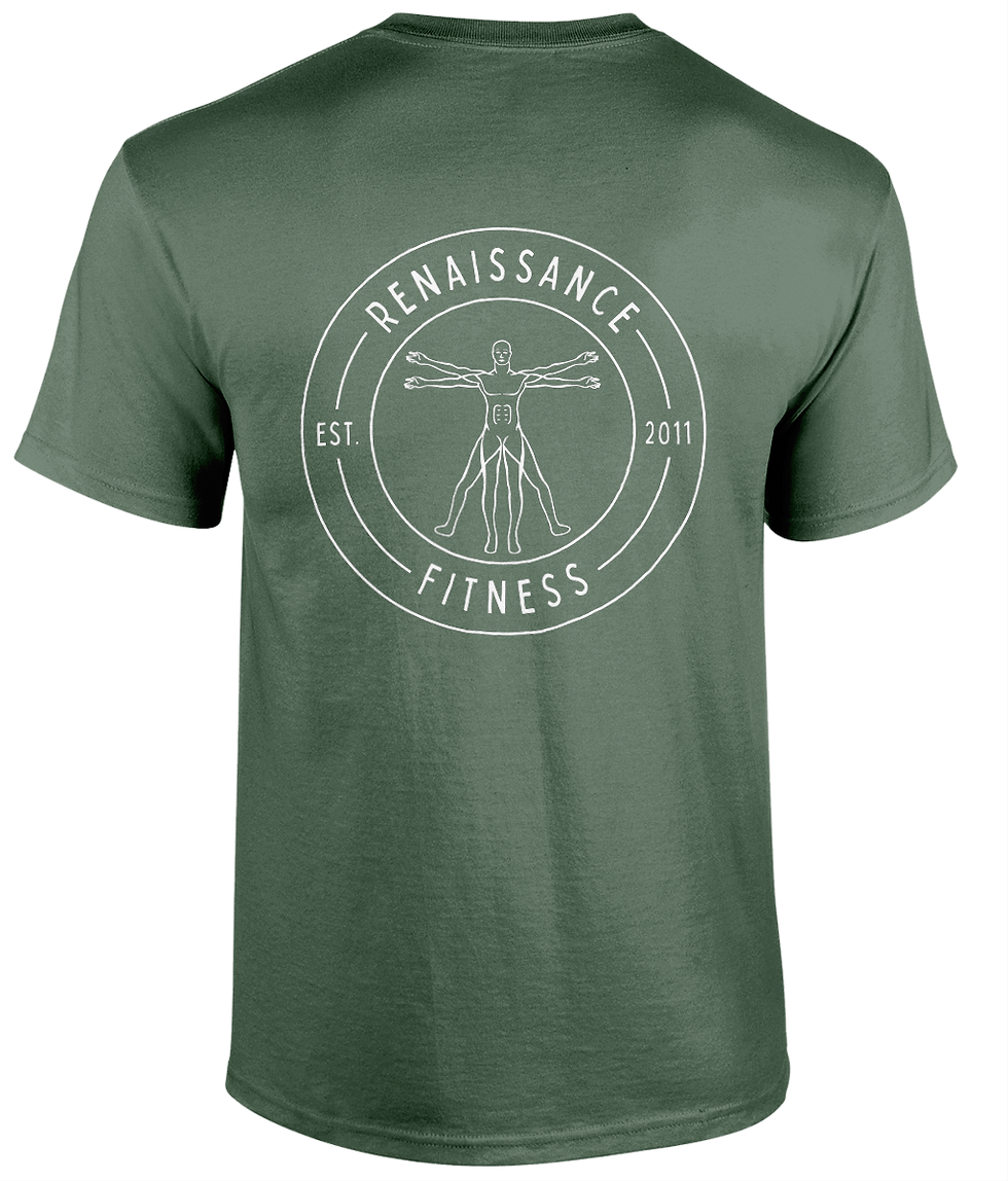 Thumbnail: Renaissance Fitness White Logo T-Shirt