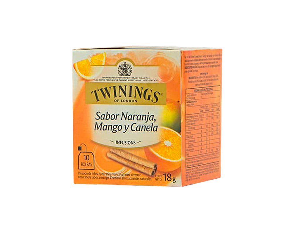 Twinings Infusión Naranja, Mango y Canela - 17.5 g