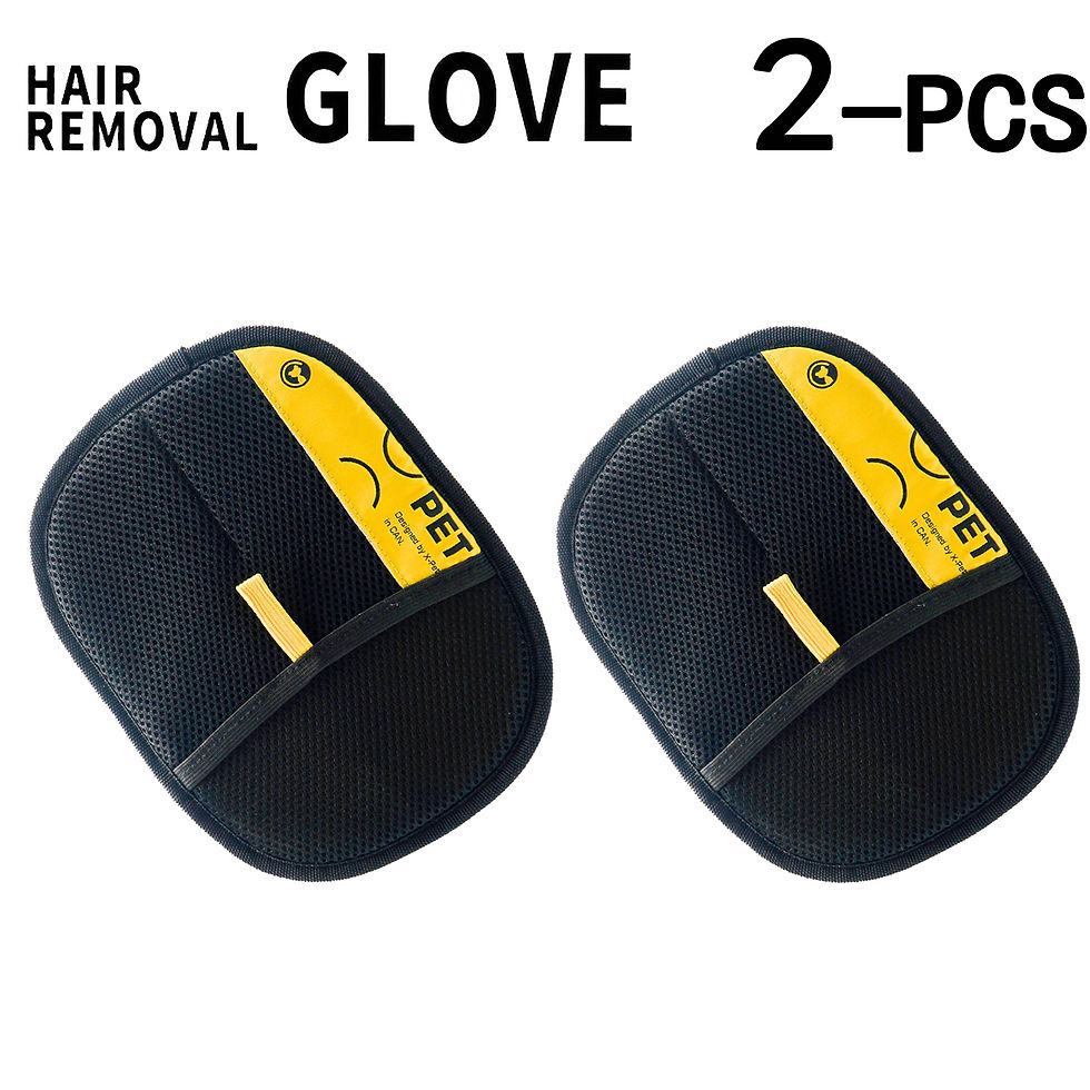 Thumbnail: Pet Hair Remover Gloves Electrostatic for Cats Dogs, Reusable Washable Grooming 