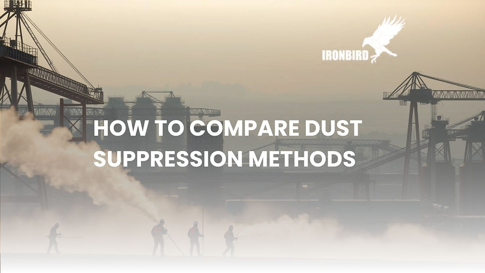 How to Compare Dust Suppression Methods with Iron Bird Canada