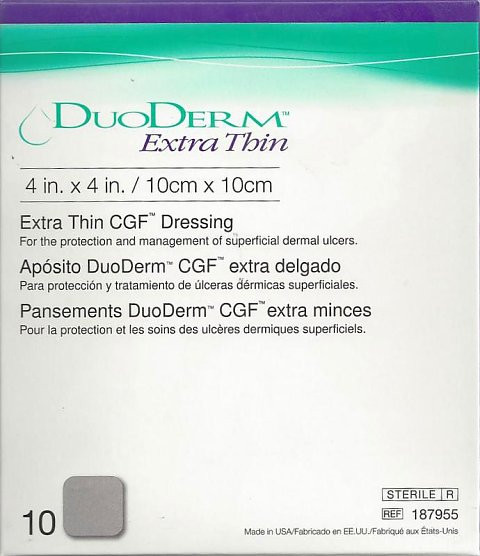 ConvaTce DuoDerm 密封式水凝膠敷料