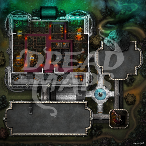 Thumbnail: Rosebud Hollow Manor [48x48] | 4 Levels