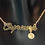 Thumbnail: Capricorn Zodiac Necklace Gold Dipped