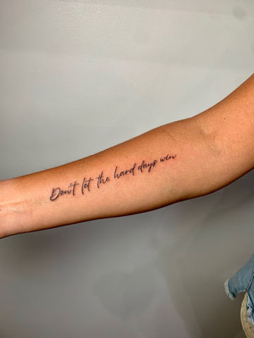 Custom Fine Line Tattoo