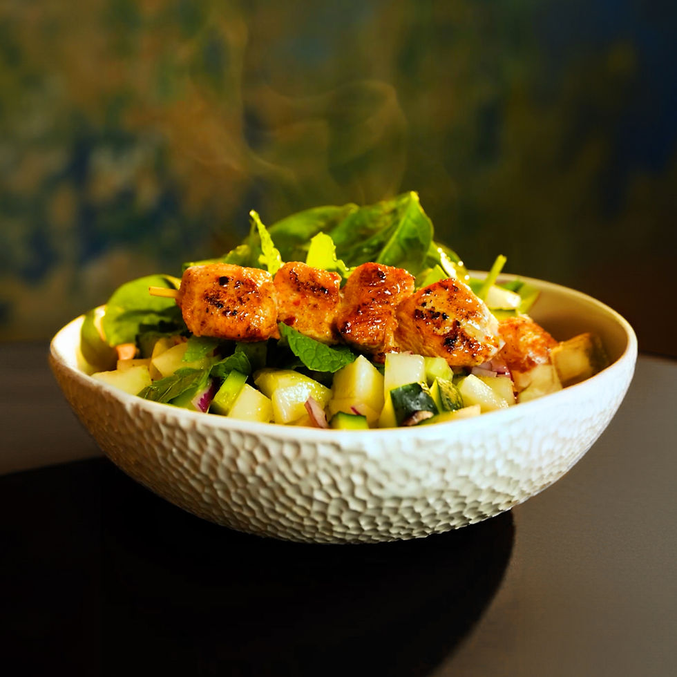 agurkų ir melionų salotos_Alfo receptas