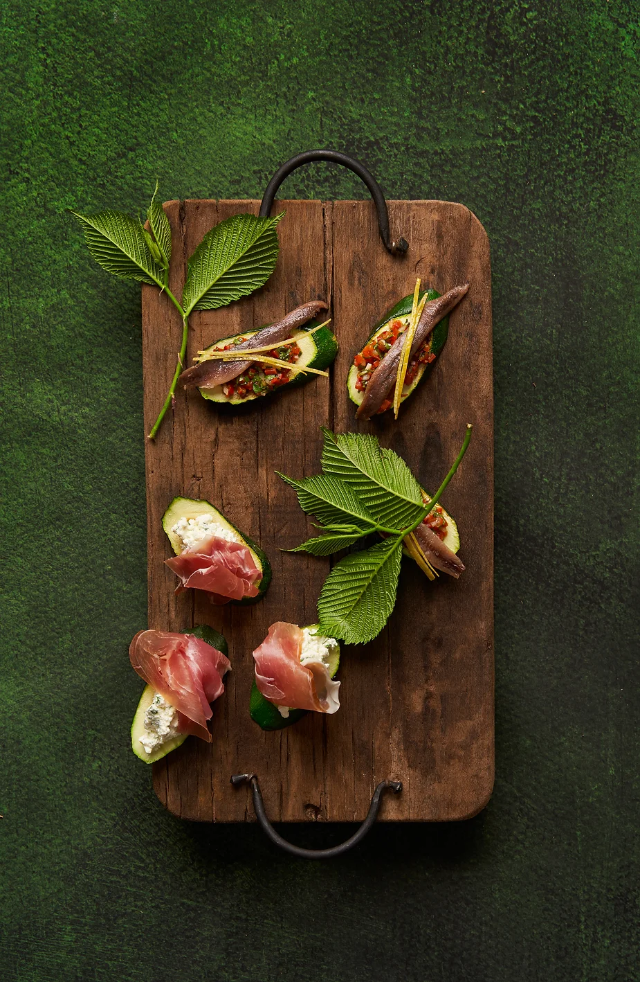 cukinijų brusketos_receptas