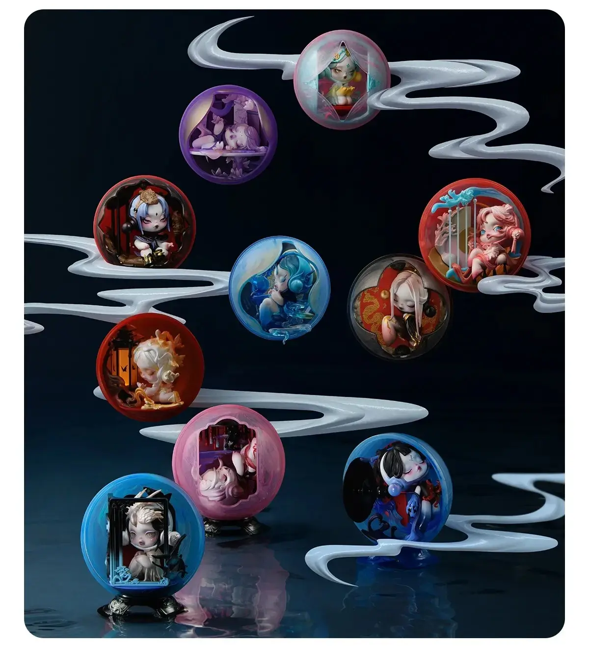 Skullpanda The Mirage Series Figures