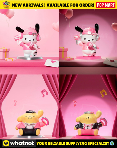 POP MART Sanrio characters Pink Party Series Figures | P.O.P.
