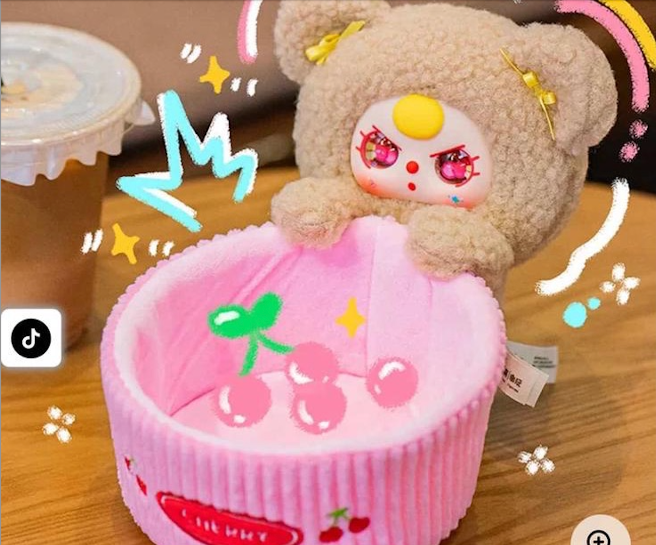 Baby Three Storage Basket Plush Blind Box