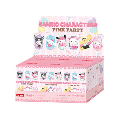 POP MART Sanrio characters Pink Party Series Figures | P.O.P.