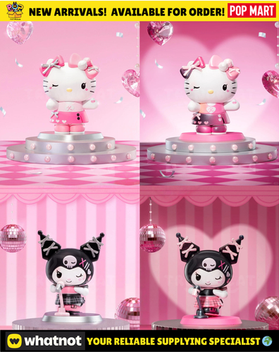 POP MART Sanrio characters Pink Party Series Figures | P.O.P.