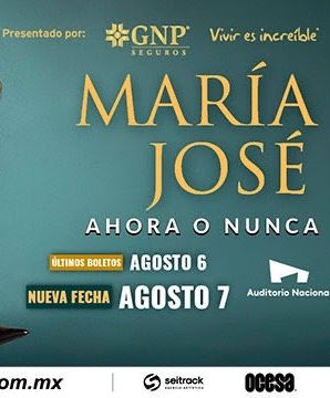 María José conquistará el Auditorio Nacional con una nueva fecha.
