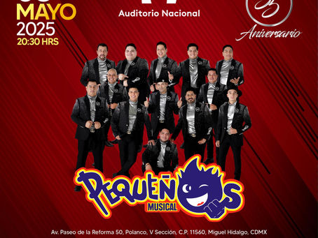 PEQUEÑOS MUSICAL LLEGA POR PRIMERA VEZ AL AUDITORIO NACIONAL