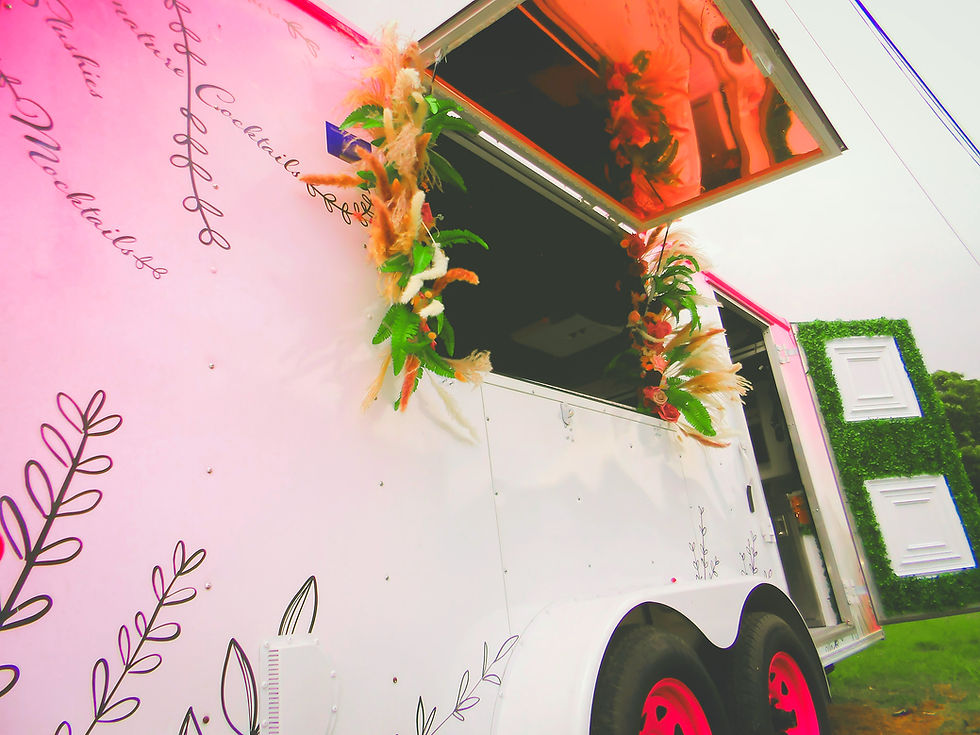 Royal Blush Bar Trailer