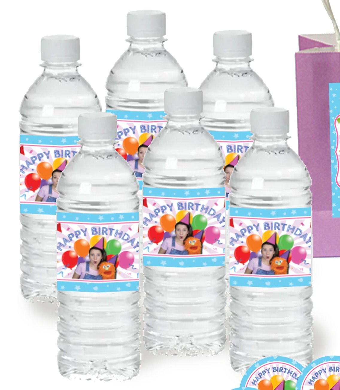 Ms. Rachel Water Bottle Labels