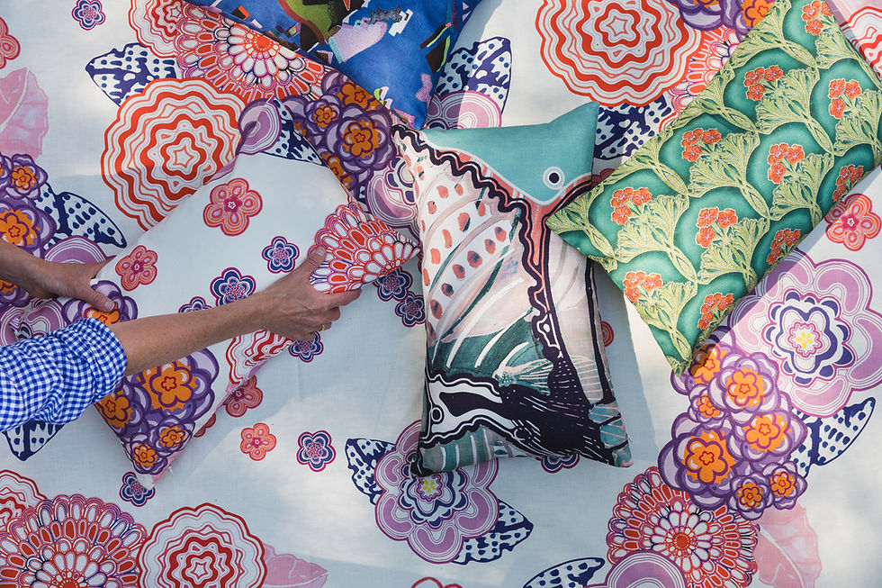 Thumbnail: Coquilles Ocean Fabric