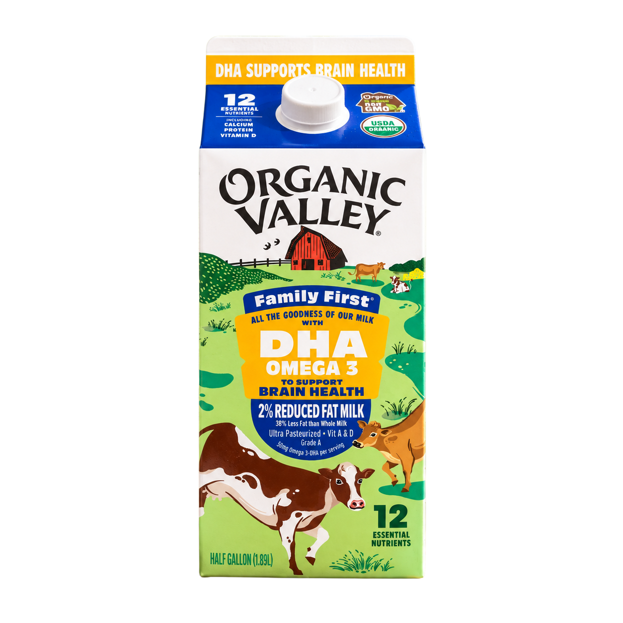 DHA Omega 3 2% Reduced Fat Milk (1.89L)