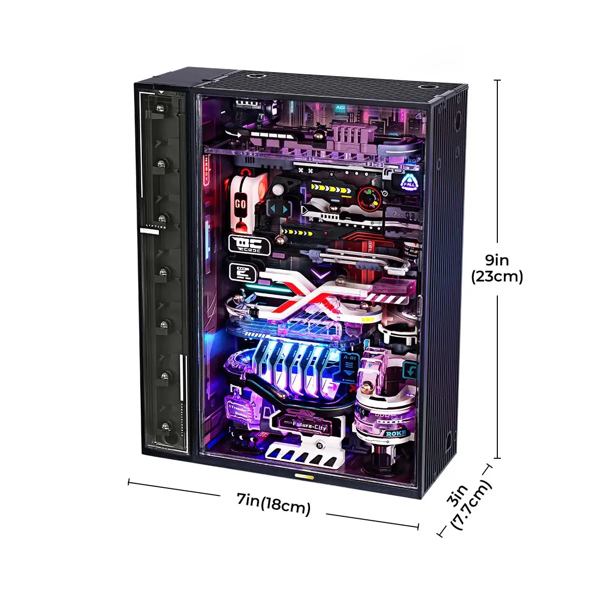 Futuristic Marble Run Puzzle – Future City Theme