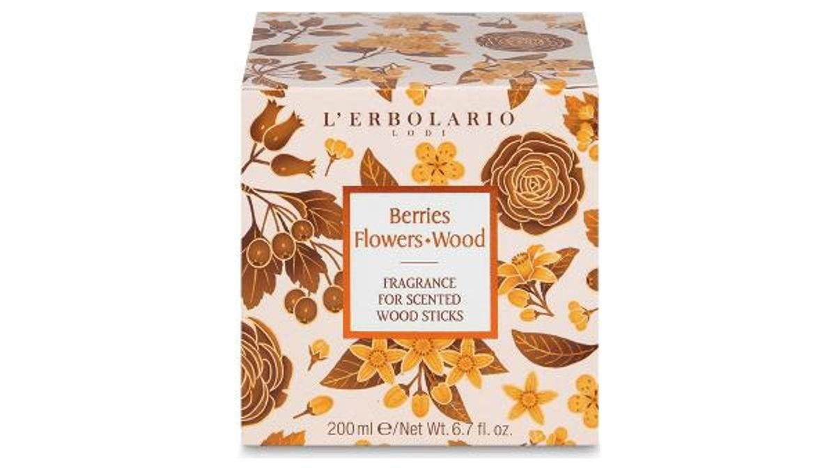 L' Erbolario Bacche Fiori Legni Αρωματικό Χώρου με Ξύλινα Στικ, 200ml