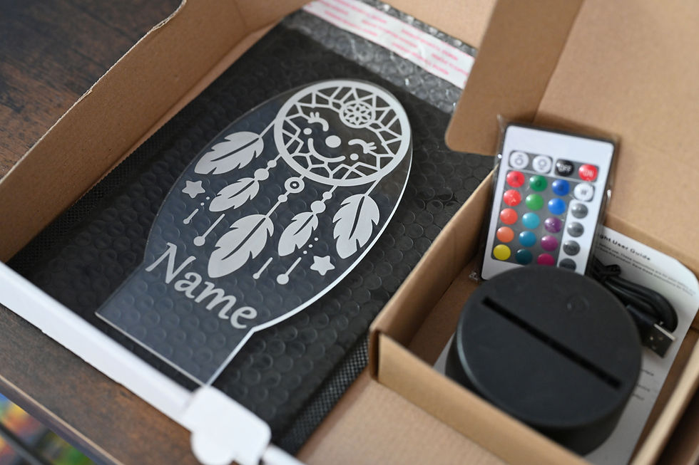 Miniaturbild: Individuell gestaltete Traumfänger Lampe