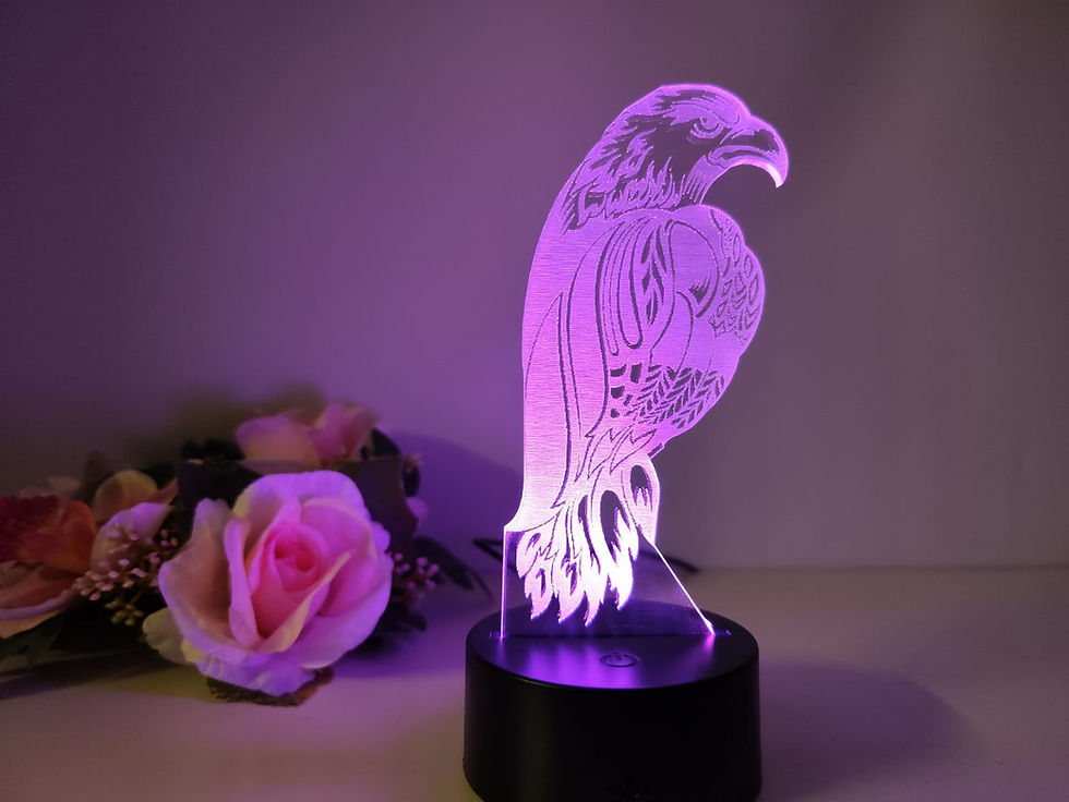 Miniaturbild: LED Lampe Adler von SpecialLampDesign