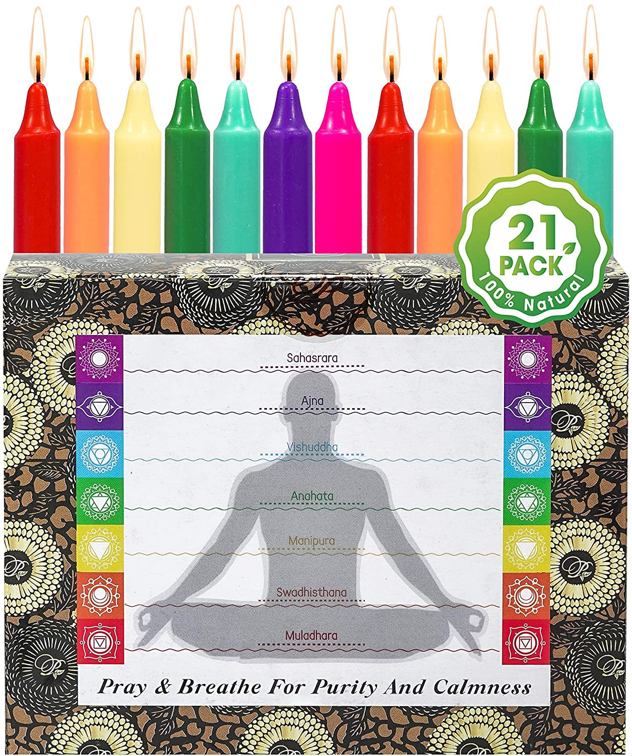 EcoCandles Aroma CocoSoy Chakra Candles
