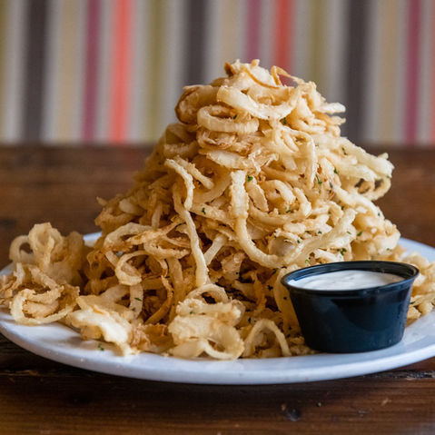 Onion rings from Pizzoodles