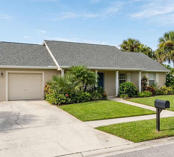 A roof replacement in vero beach