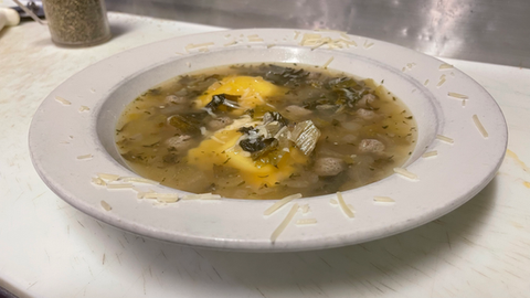 Italian wedding sou from Pizzoodles Pizza & Pasta Co