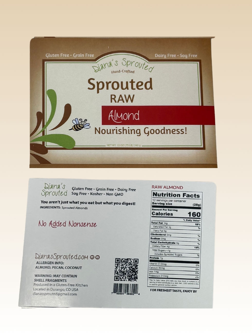 Thumbnail: Sprouted Raw Almonds