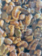 Thumbnail: close-up of chocolate latte cluster nuts, chocolate, and seeds