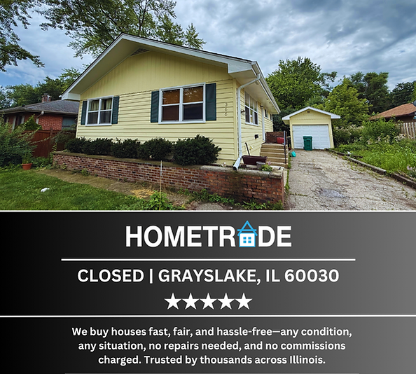 HomeTrade purchased this Grayslake rental property directly from the owner after several years as an investment. The property transferred as-is without repairs or disrupting existing tenants.
