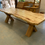 Thumbnail: Live Edge Dining Table Pippy Oak With Black Cross Legs