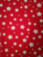 Rot mit weißen Sternen