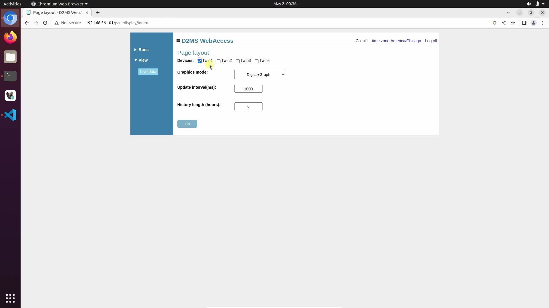 Konfiguracja widoku D2MS WebAccess